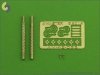 Master AM-48-055 German aircraft machine gun MG 15 - turned barrels and etched sights (2pcs) (1:48)